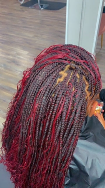 Boho Small Butt Length Knotless Braids