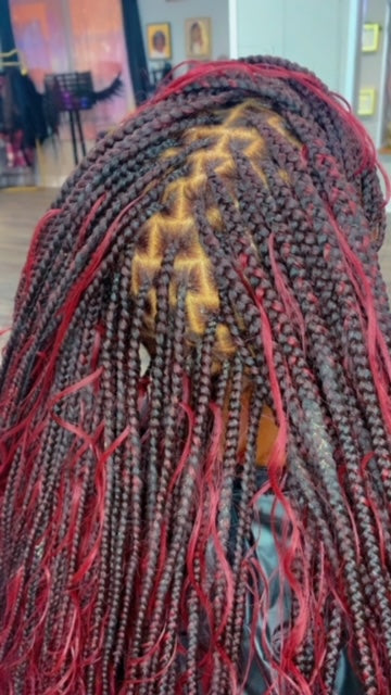Boho Small Butt Length Knotless Braids