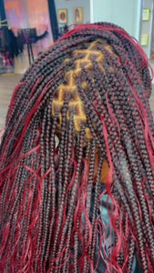 Boho Small Butt Length Knotless Braids