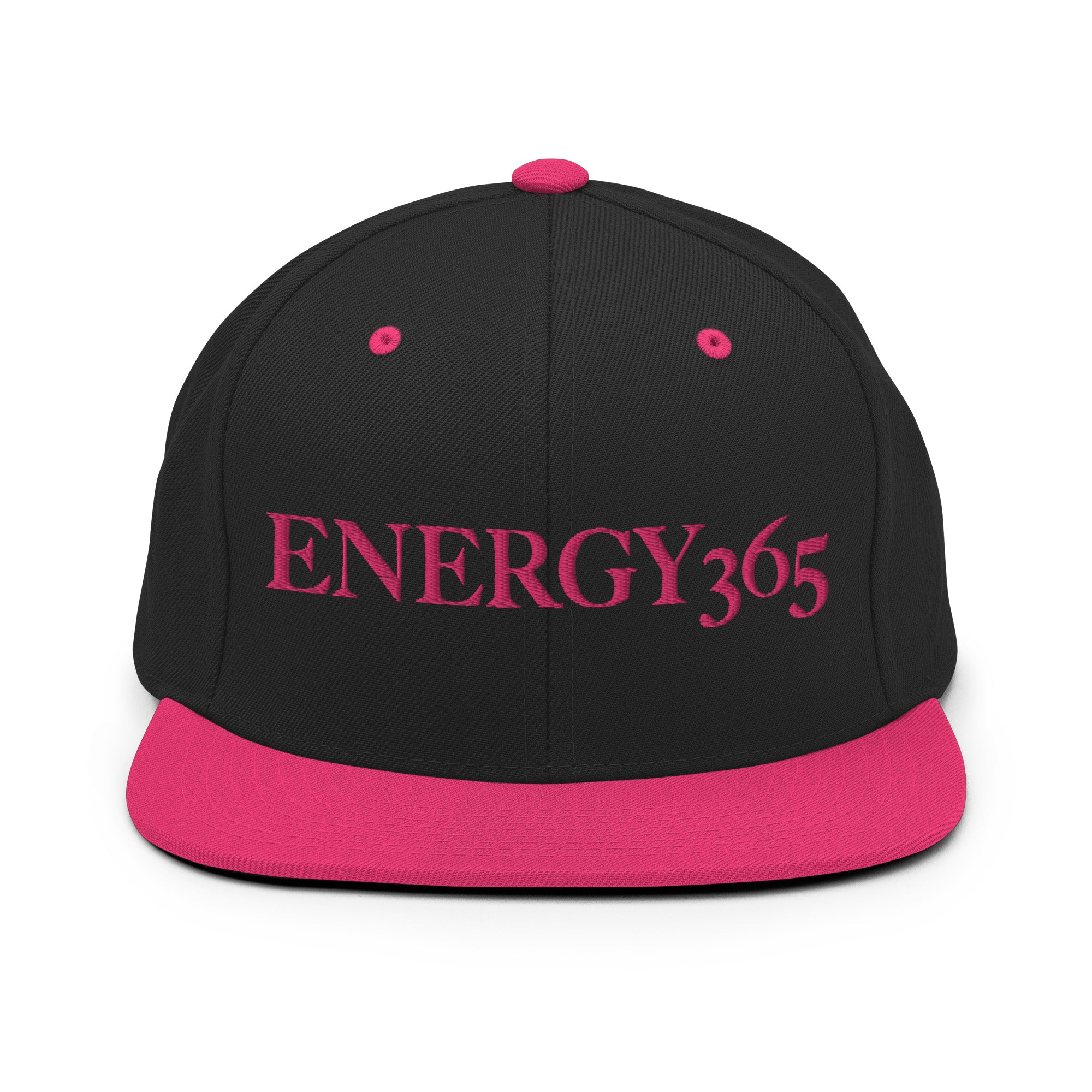 Energy365 Snapback Hat "Pink & Black"