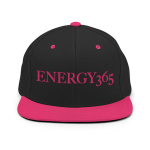 Energy365 Snapback Hat "Pink & Black"
