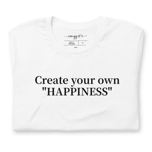 "HAPPINESS" Short-Sleeve T-Shirt